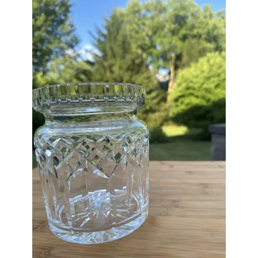 Waterford Lismore Crystal Biscuit Barrel - No Lid
